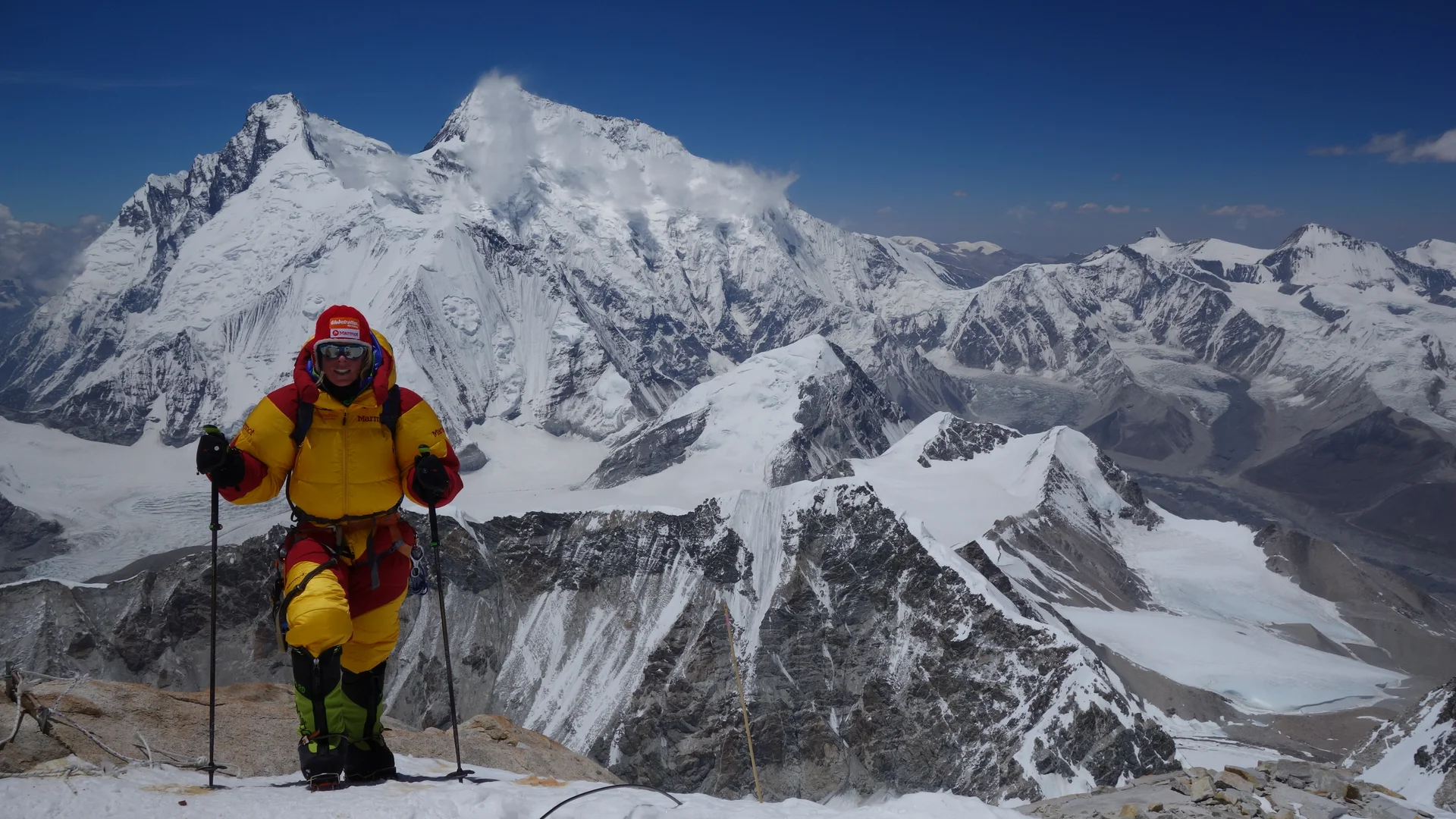 Makalu 2014 - Hintergrund Everest | © Alix von Melle Makalu 2014 - Hintergrund Everest | © Alix von Melle