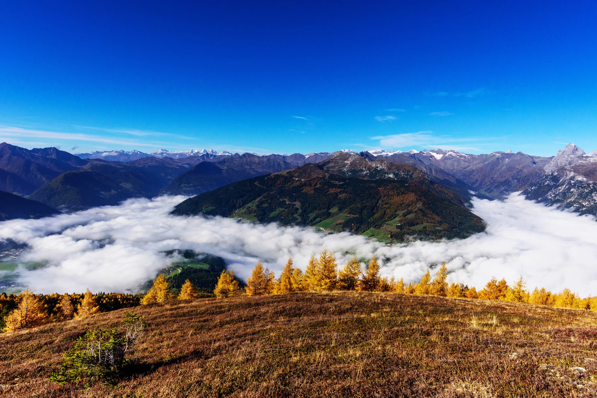 Wolkenstimmung oberhalb Sterzing | © Guus Reinartz
