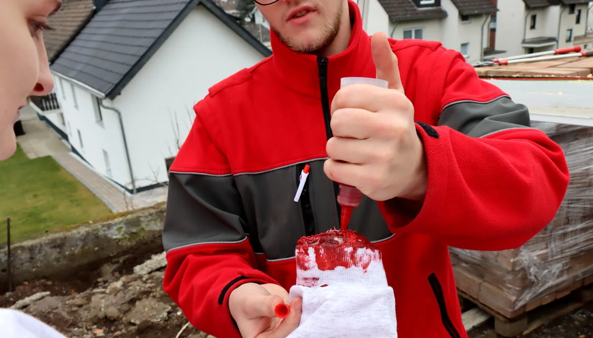 Vorbereitung der Hand | © DAV Koblenz