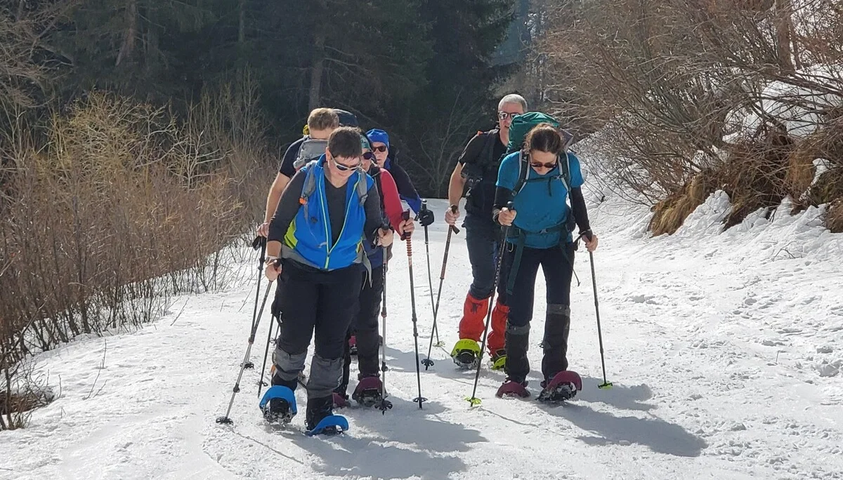On Tour mit den Schneeschuhen | © Uwe Henning