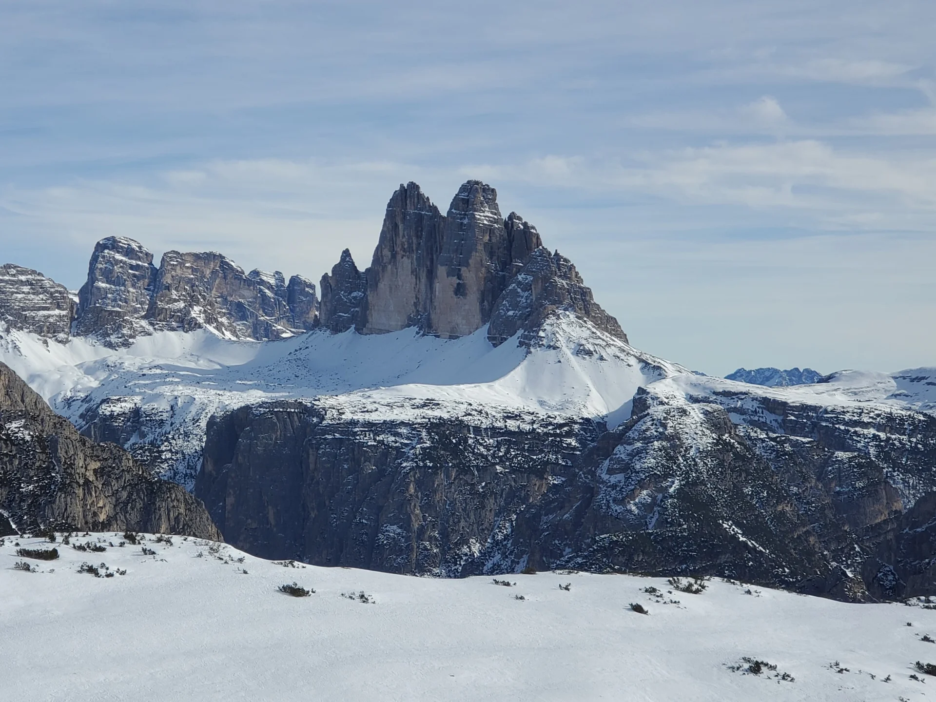 Blick auf die Drei Zinnen | © Uwe Henning