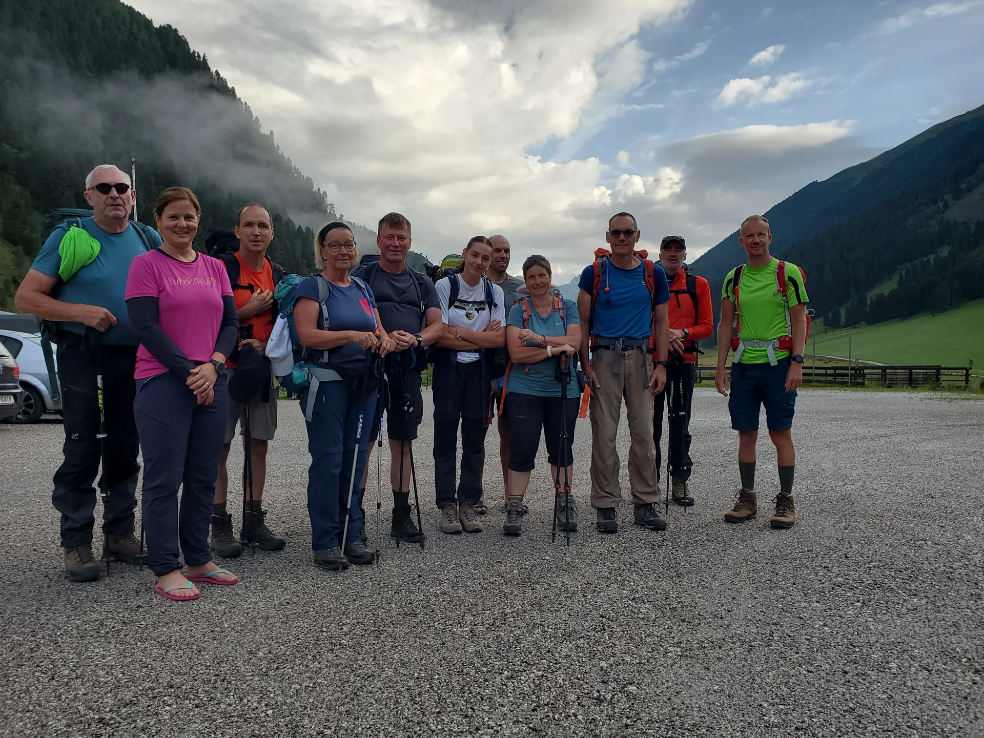 Gruppenbild in Lüsens | © Uwe Henning