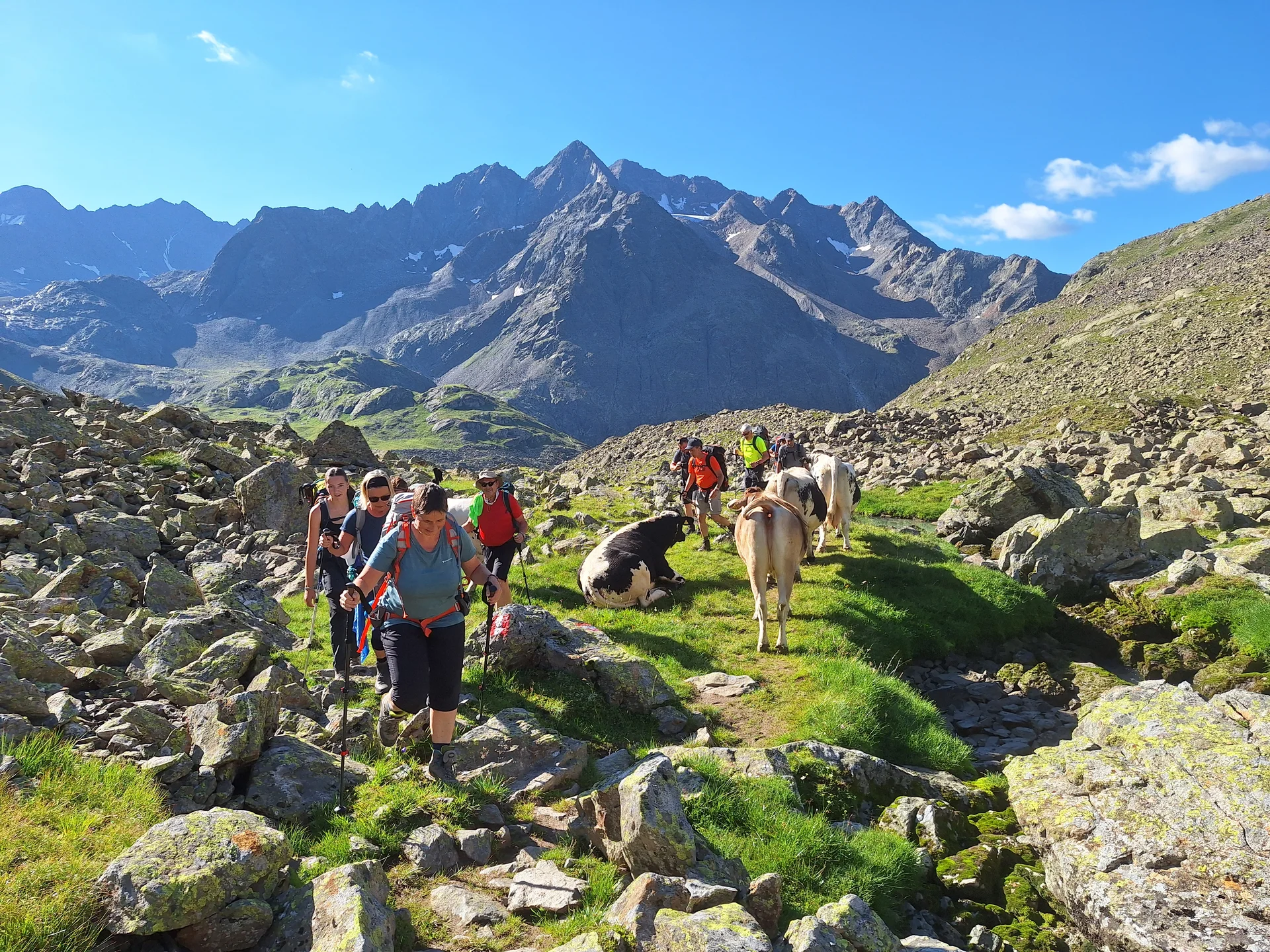 Wandernde Gruppe | © Marcus Roski