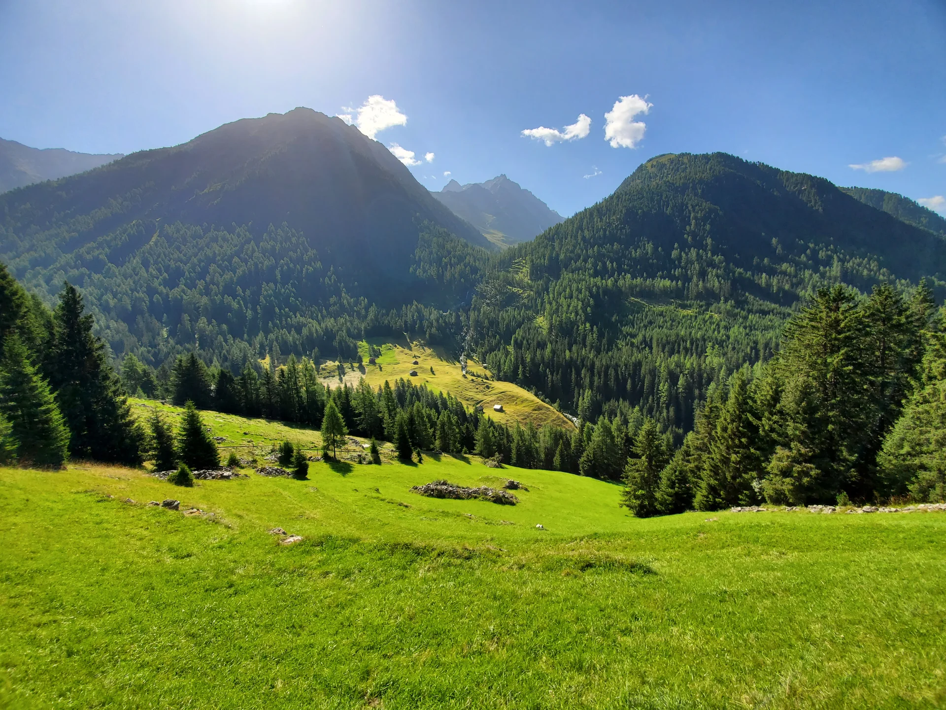 Traumhaftes Panorama auch beim Abstieg | © Uwe Henning