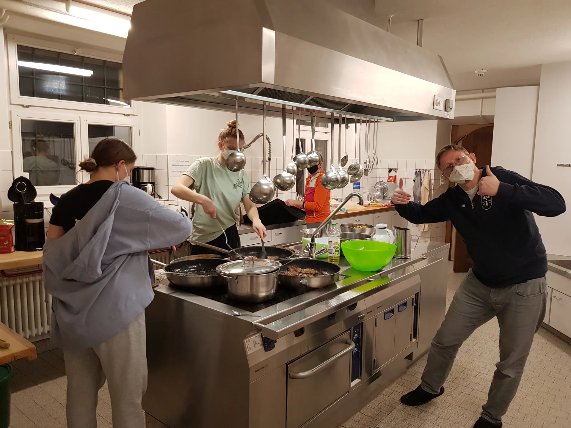 Kochen mit Maske | © DAV Koblenz