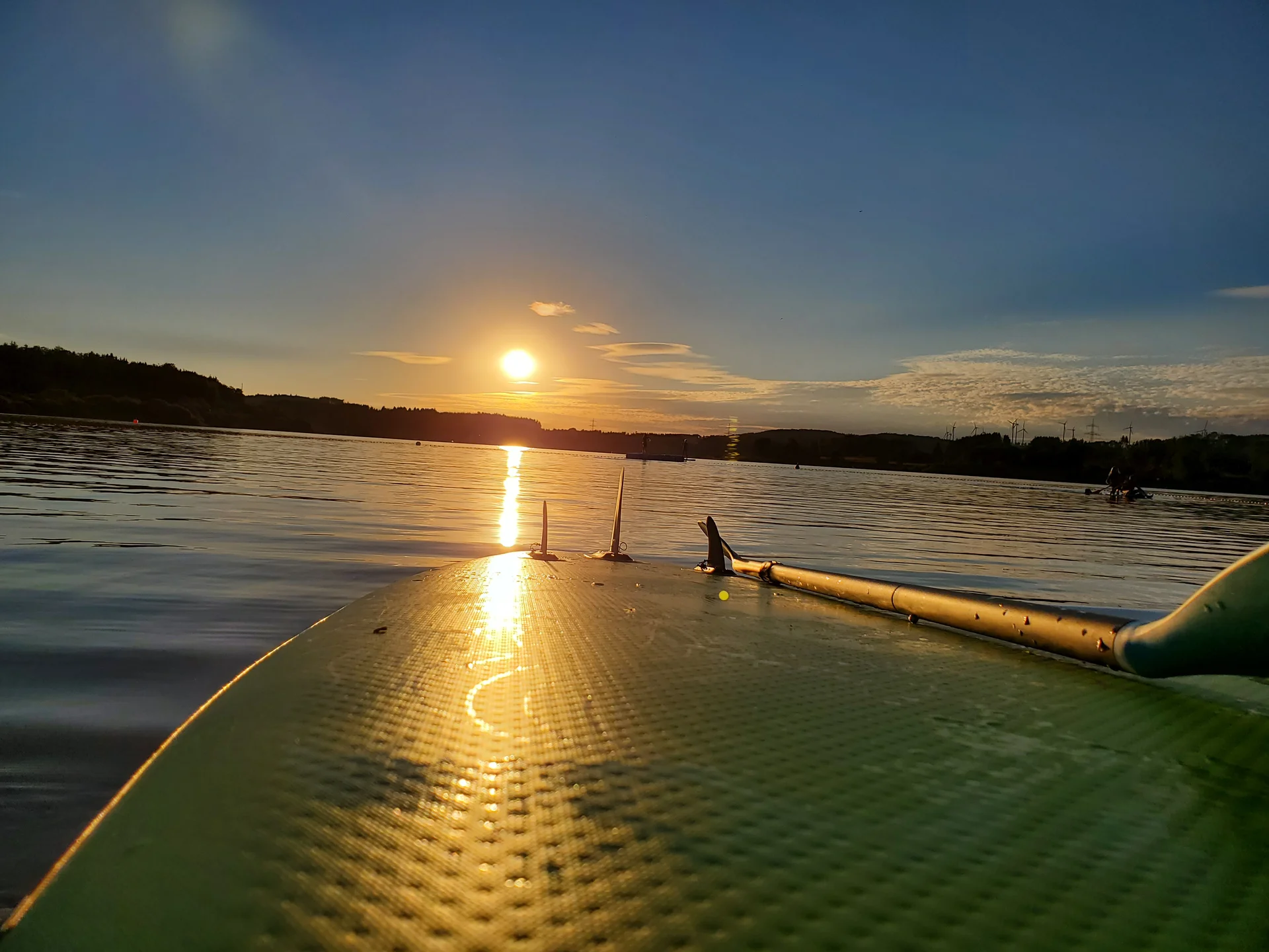 Sonnenuntergang an der Krombachtalsperre | © Uwe Henning