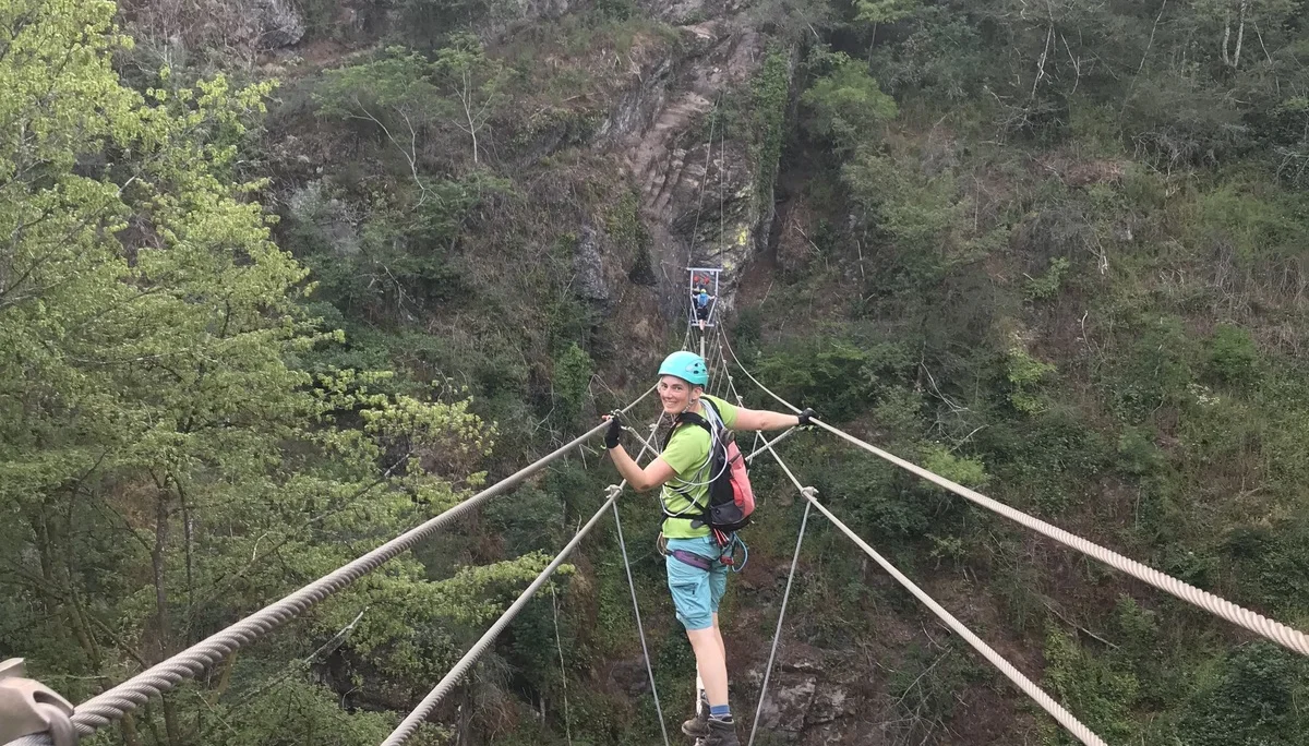 Seilbrücke | © DAV Familiengruppe