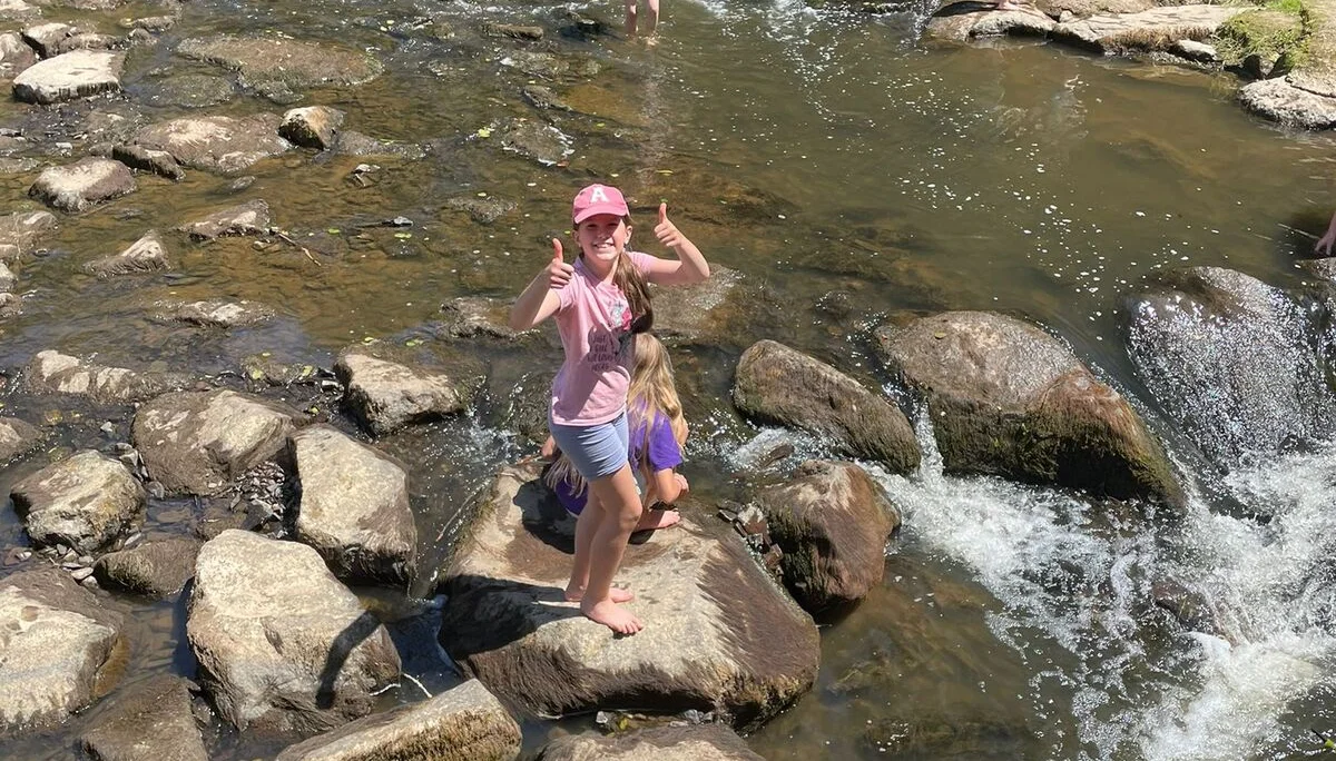 im kühlen Nass | © DAV Familiengruppe