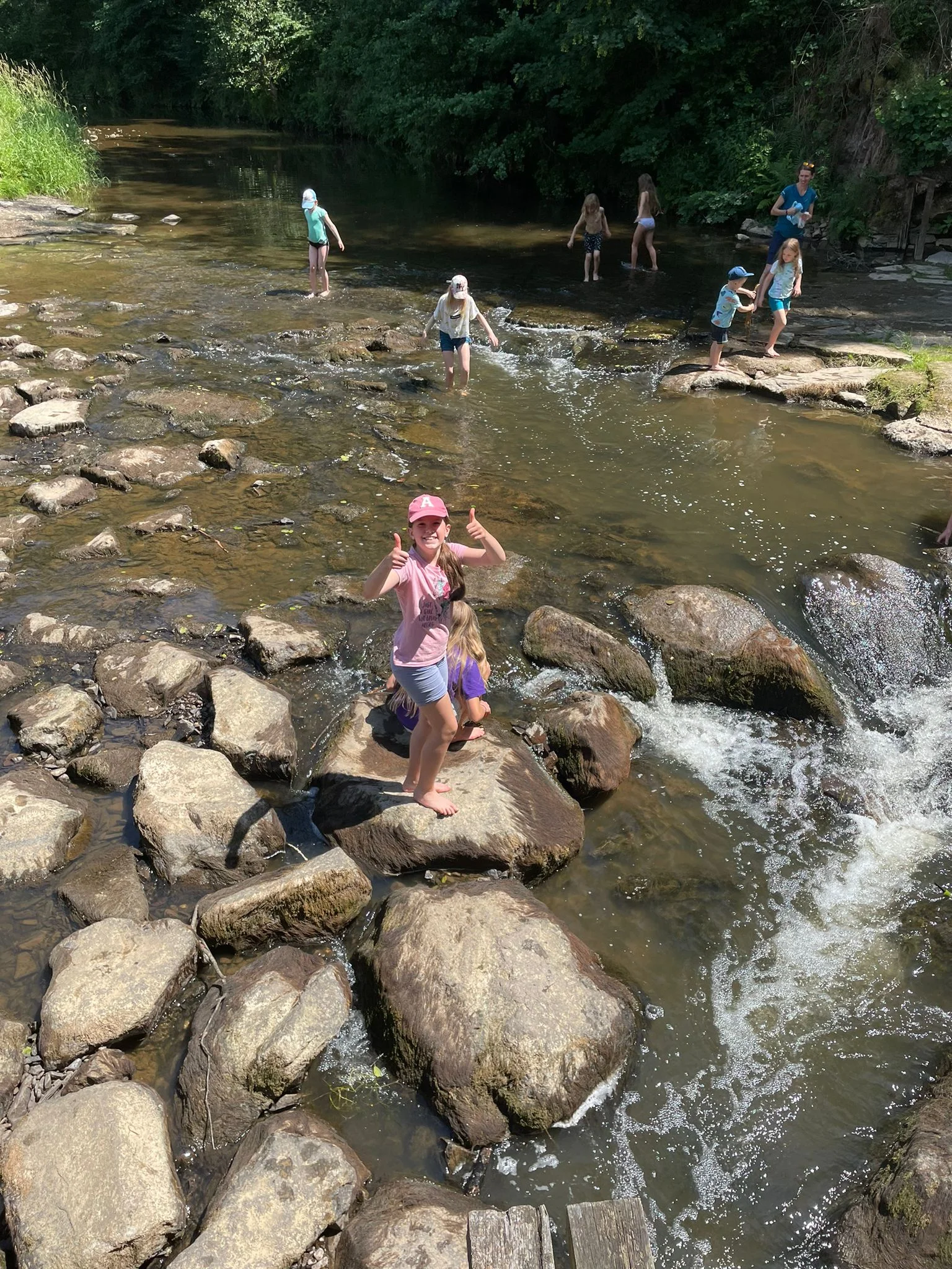 im kühlen Nass | © DAV Familiengruppe