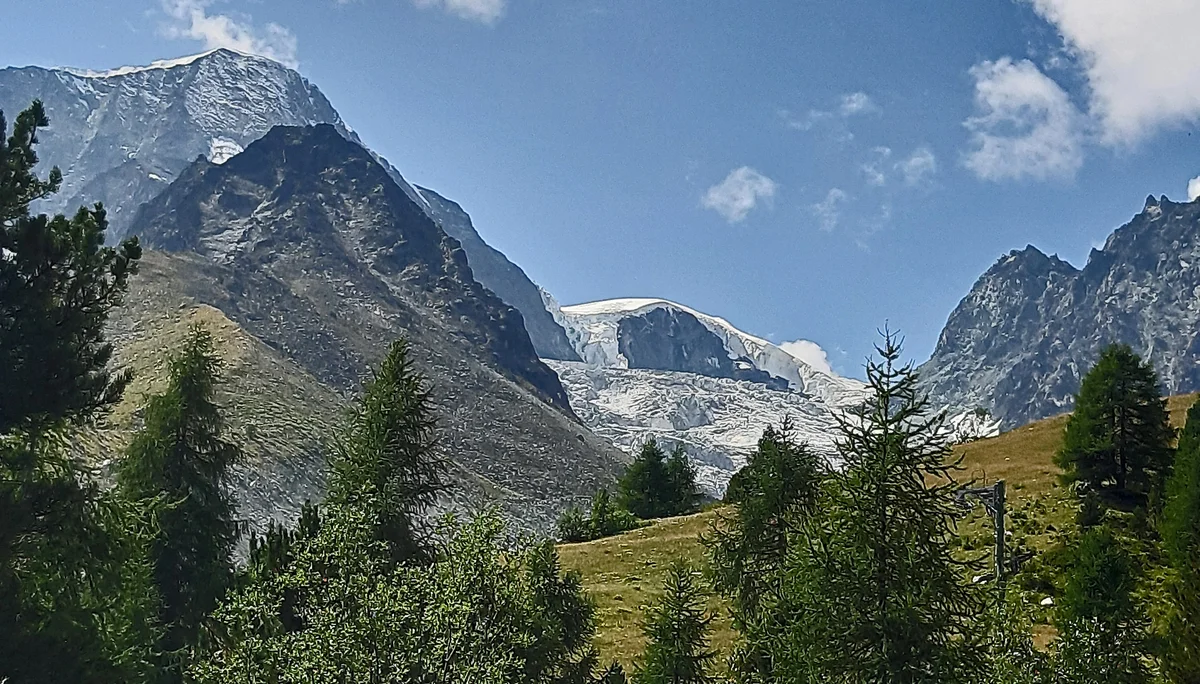 Pigne d´Arolla (3790m) von den Almen oberhalb von Arolla | © DAV Koblenz | Hulley