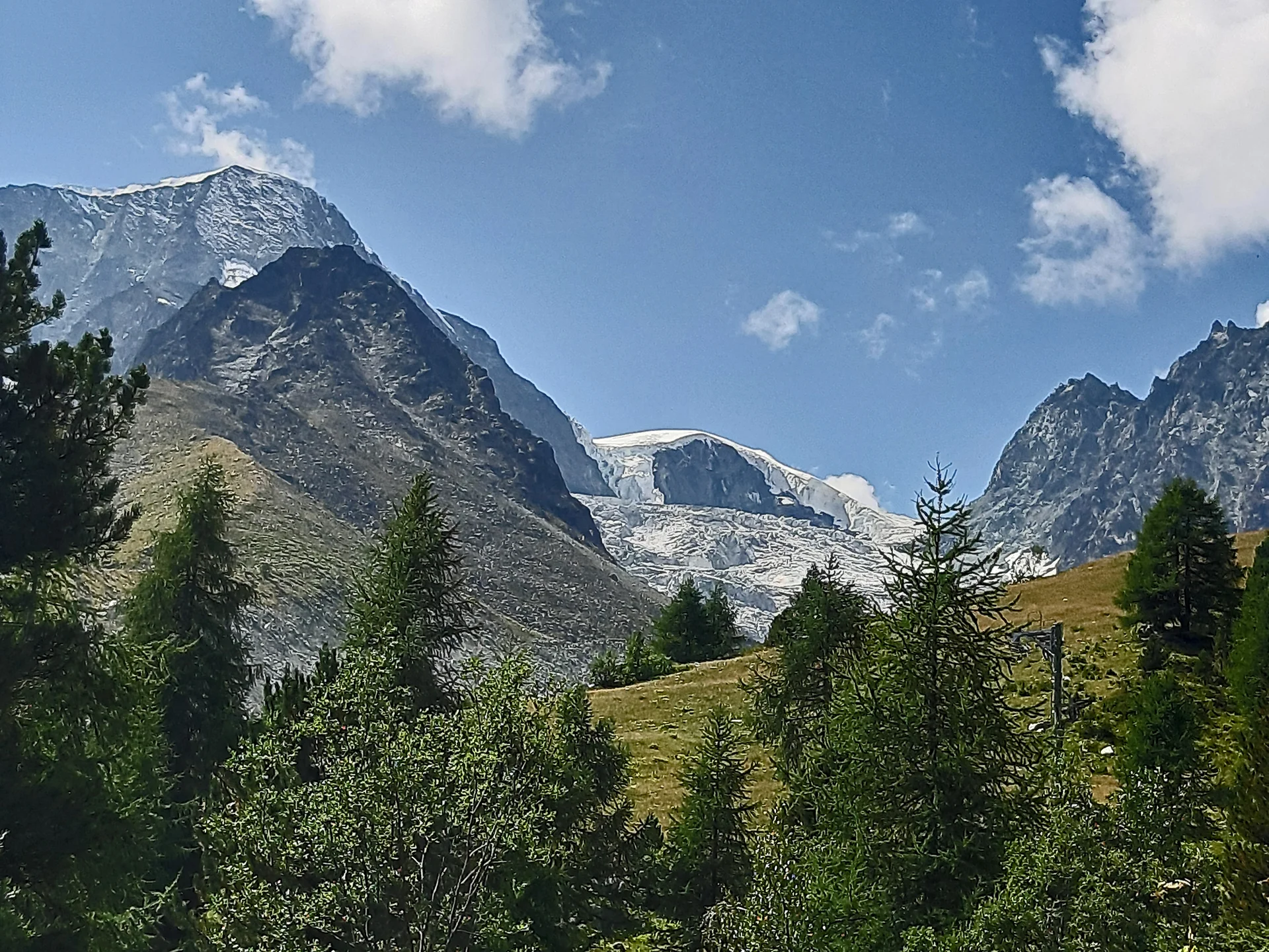 Pigne d´Arolla (3790m) von den Almen oberhalb von Arolla | © DAV Koblenz | Hulley
