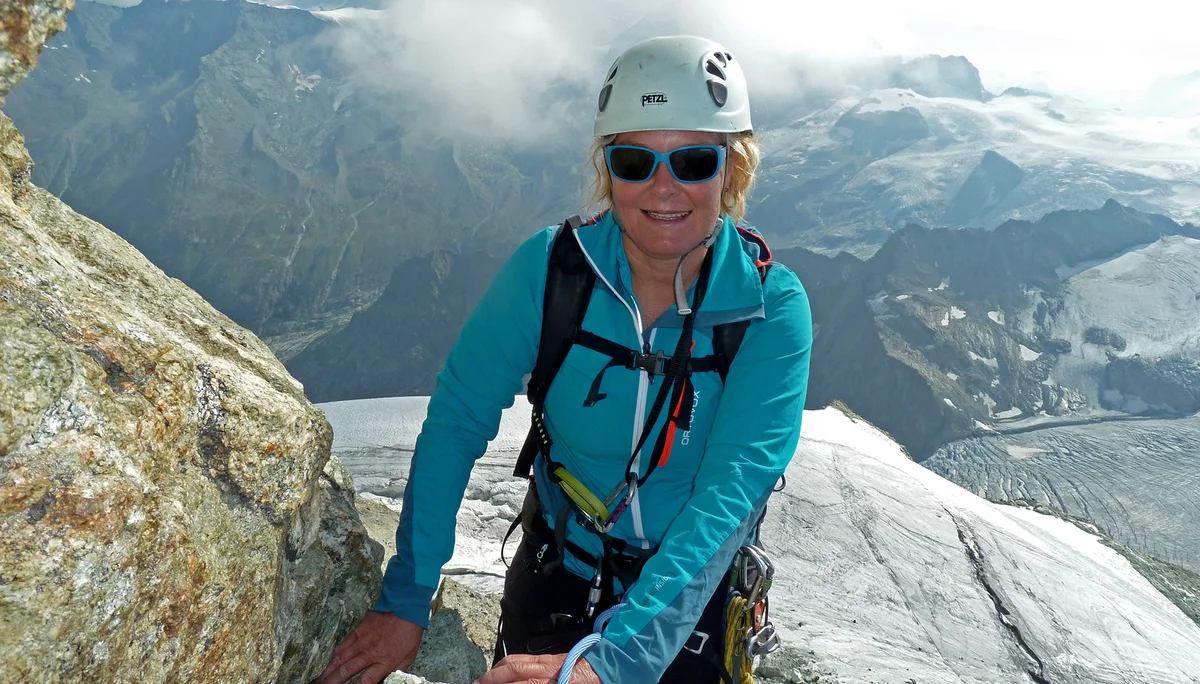 Schöne Gletterei an der Nadel der Aiguille de la Tsa (3668m) | © DAV Koblenz | Hulley