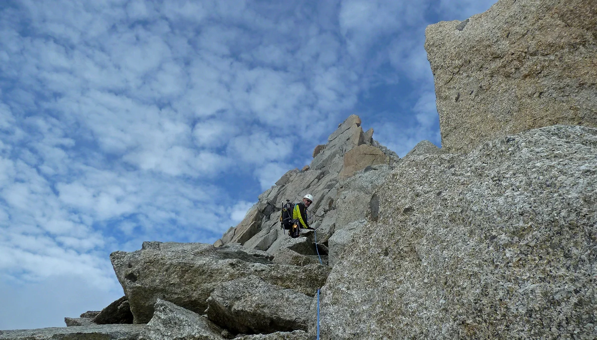 Am Ostsporn der Tete Blanche (3421m) | © DAV Koblenz | Hulley