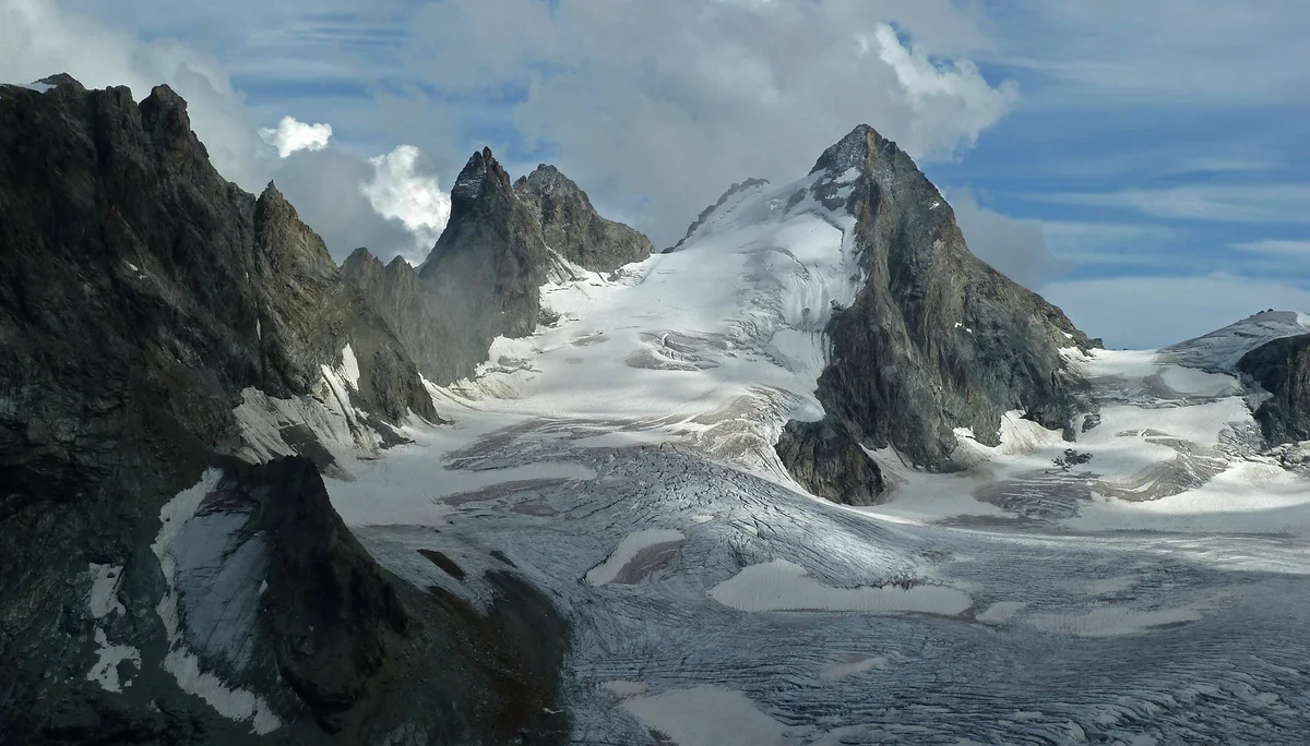 l`Eveque (3716m) von der Cabane Vignettes (3153m) aus | © DAV Koblenz | Hulley
