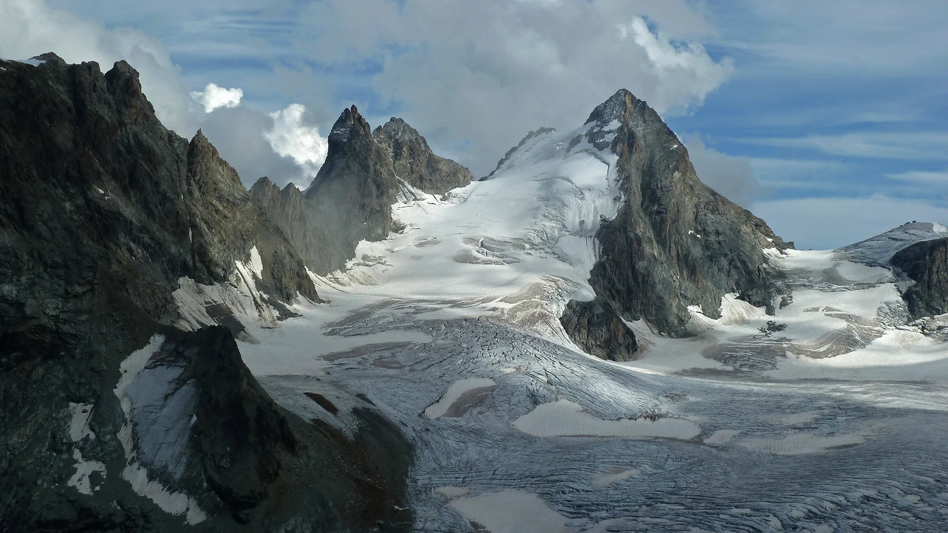 l`Eveque (3716m) von der Cabane Vignettes (3153m) aus | © DAV Koblenz | Hulley