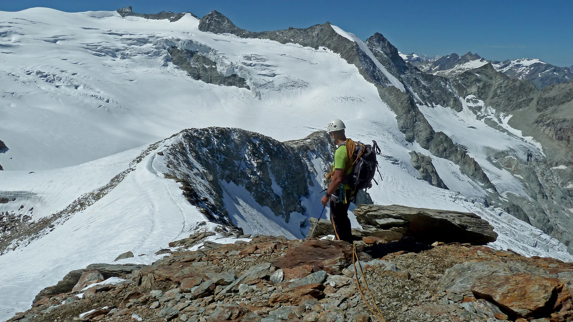 Abstieg über den S-Grat | © DAV Koblenz | Hulley