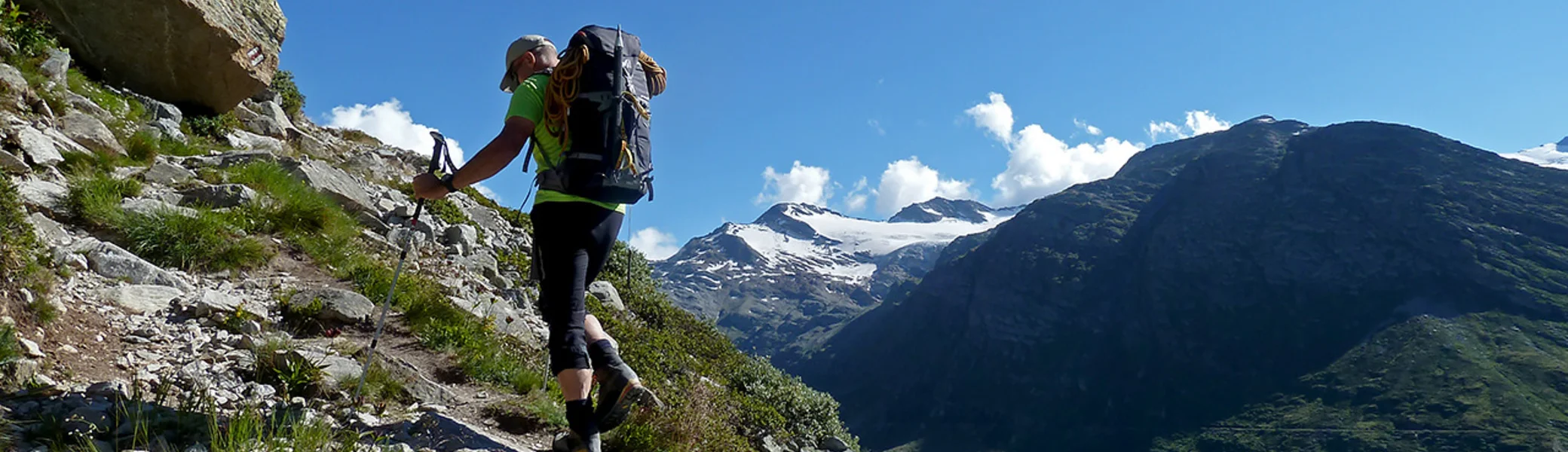 Aufstieg zum Biwakplatz | © DAV Koblenz | Hulley