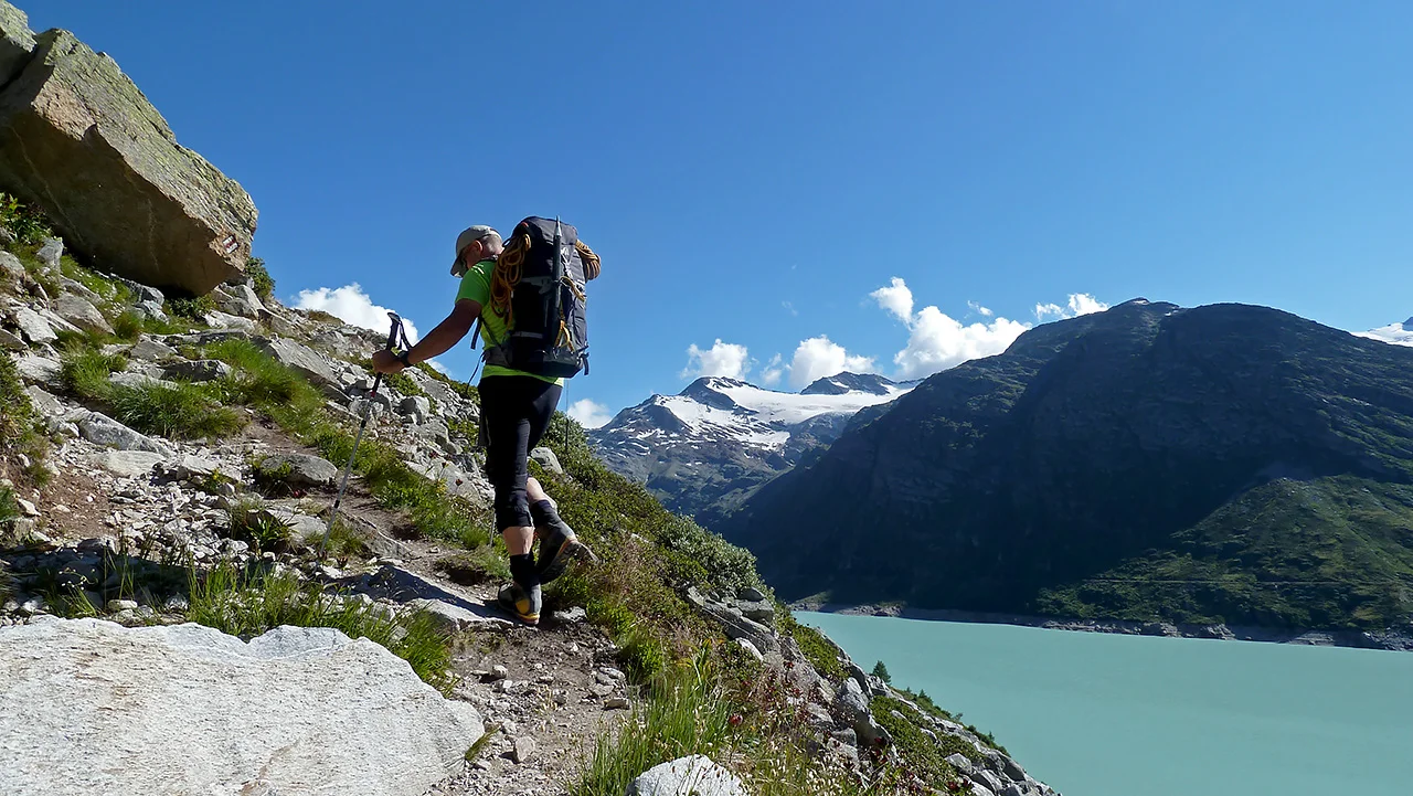 Aufstieg zum Biwakplatz | © DAV Koblenz | Hulley