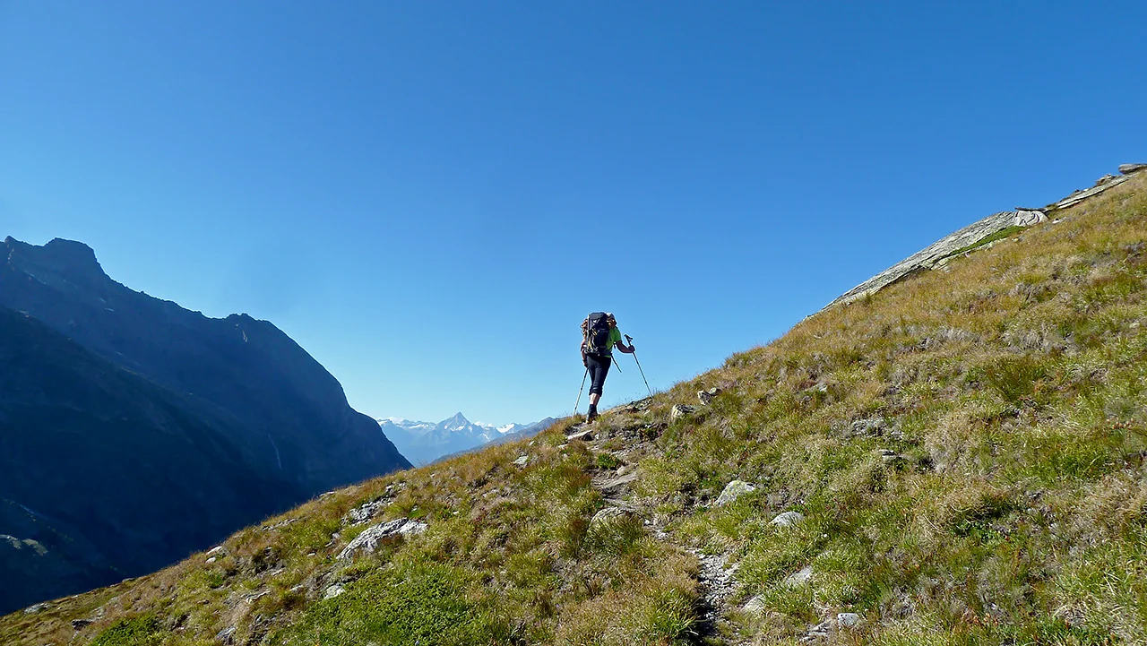 Aufstieg zum Biwakplatz | © DAV Koblenz | Hulley