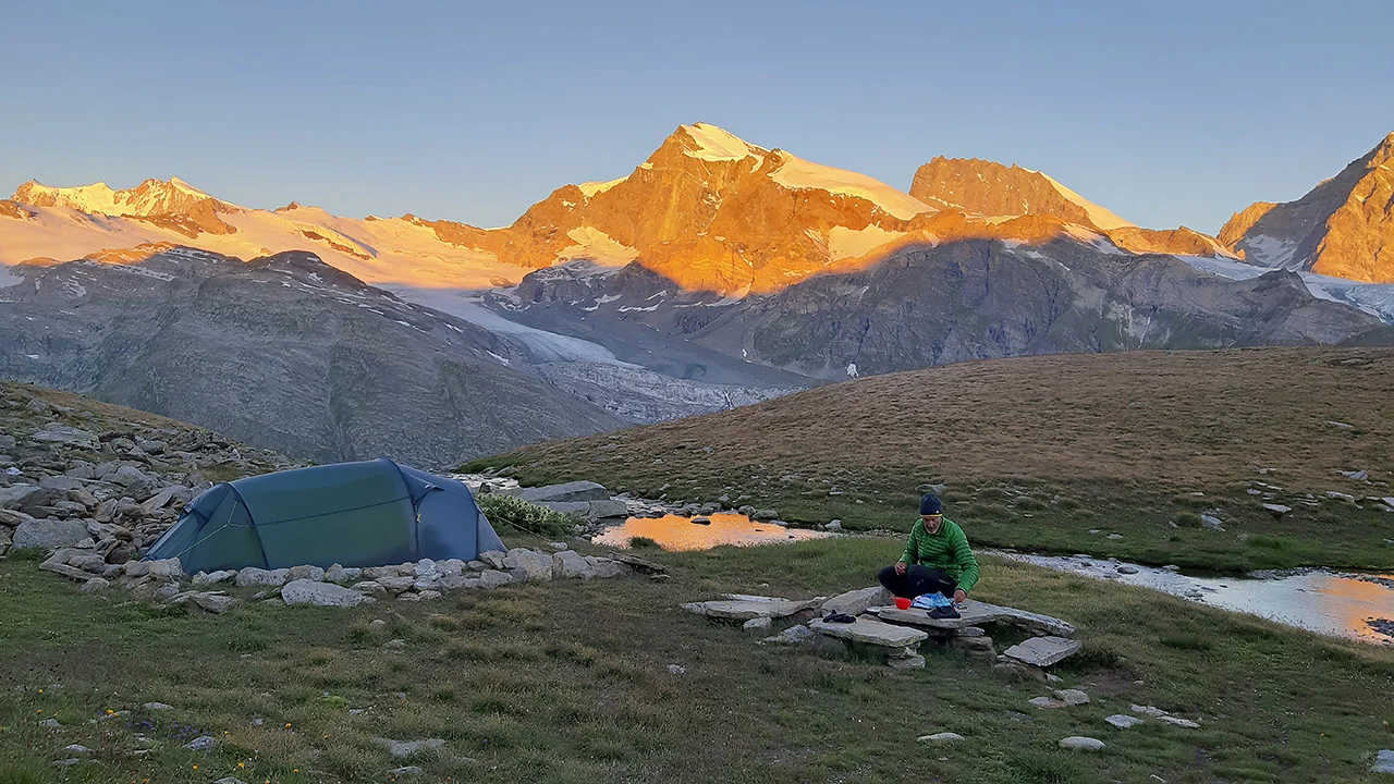 Frühstück im Sonnenaufgang | © DAV Koblenz | Hulley