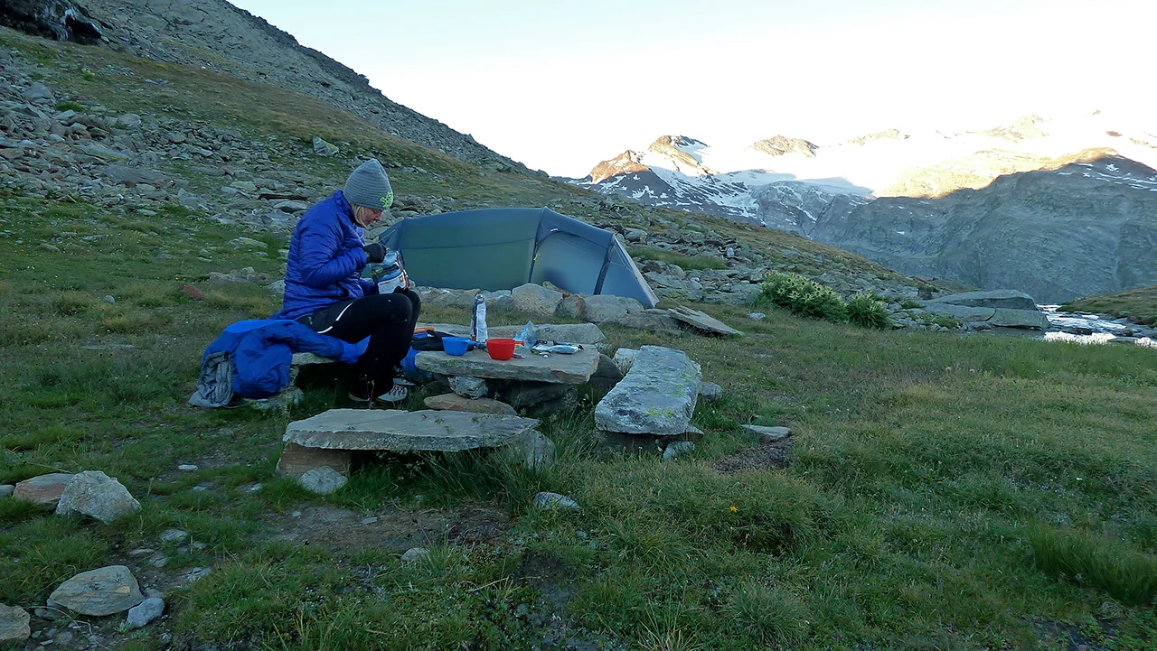 Frühstück im Sonnenaufgang | © DAV Koblenz | Hulley