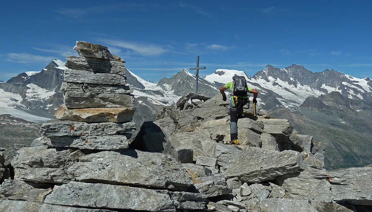 Gipfel Stellihorn, 3.436m | © DAV Koblenz | Hulley