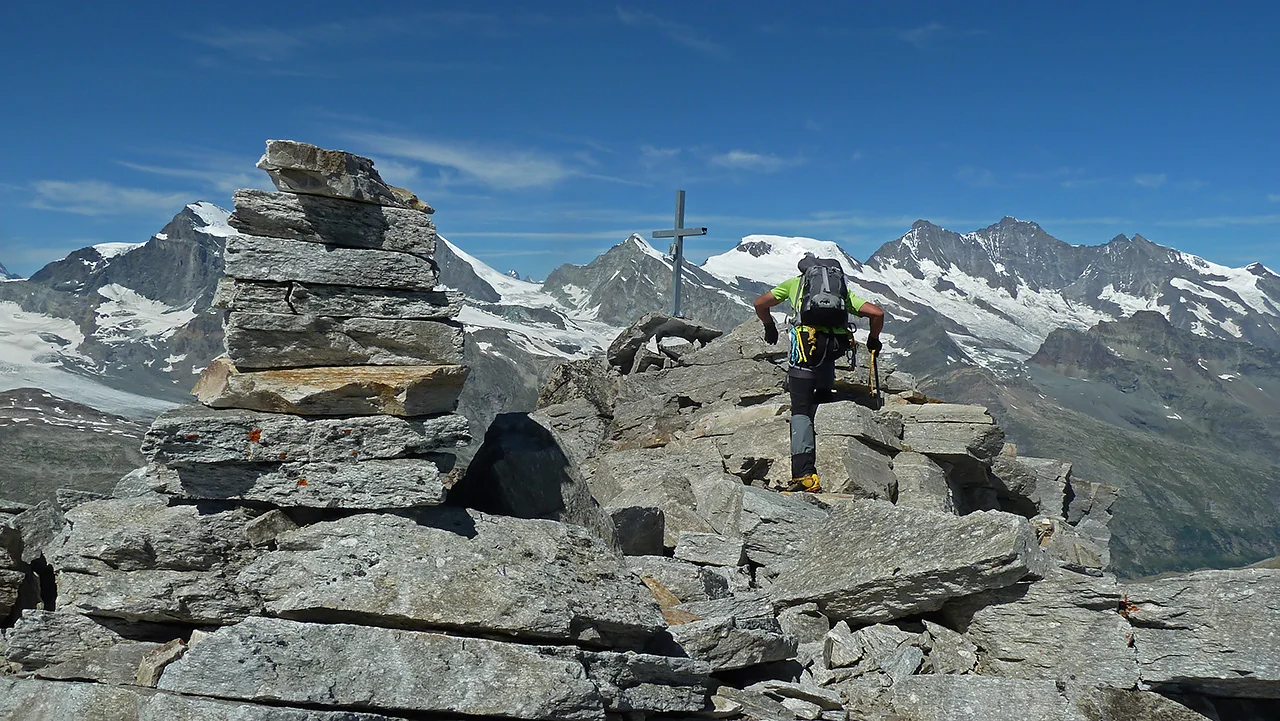 Gipfel Stellihorn, 3.436m | © DAV Koblenz | Hulley