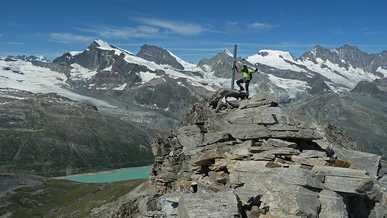 Gipfel Stellihorn, 3.436m | © DAV Koblenz | Hulley