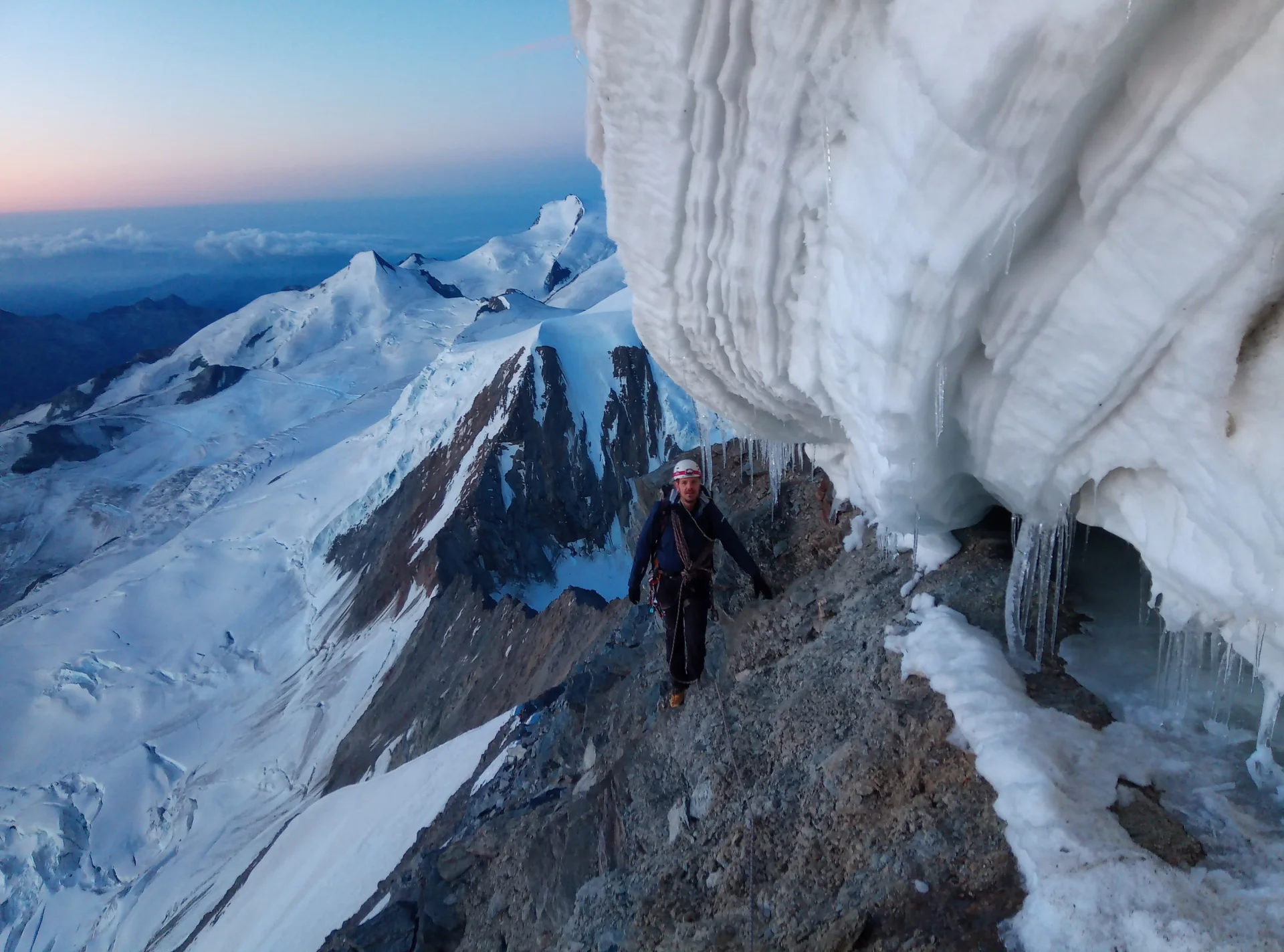 SSE-Grat mit Wechtenquerung | © DAV Koblenz