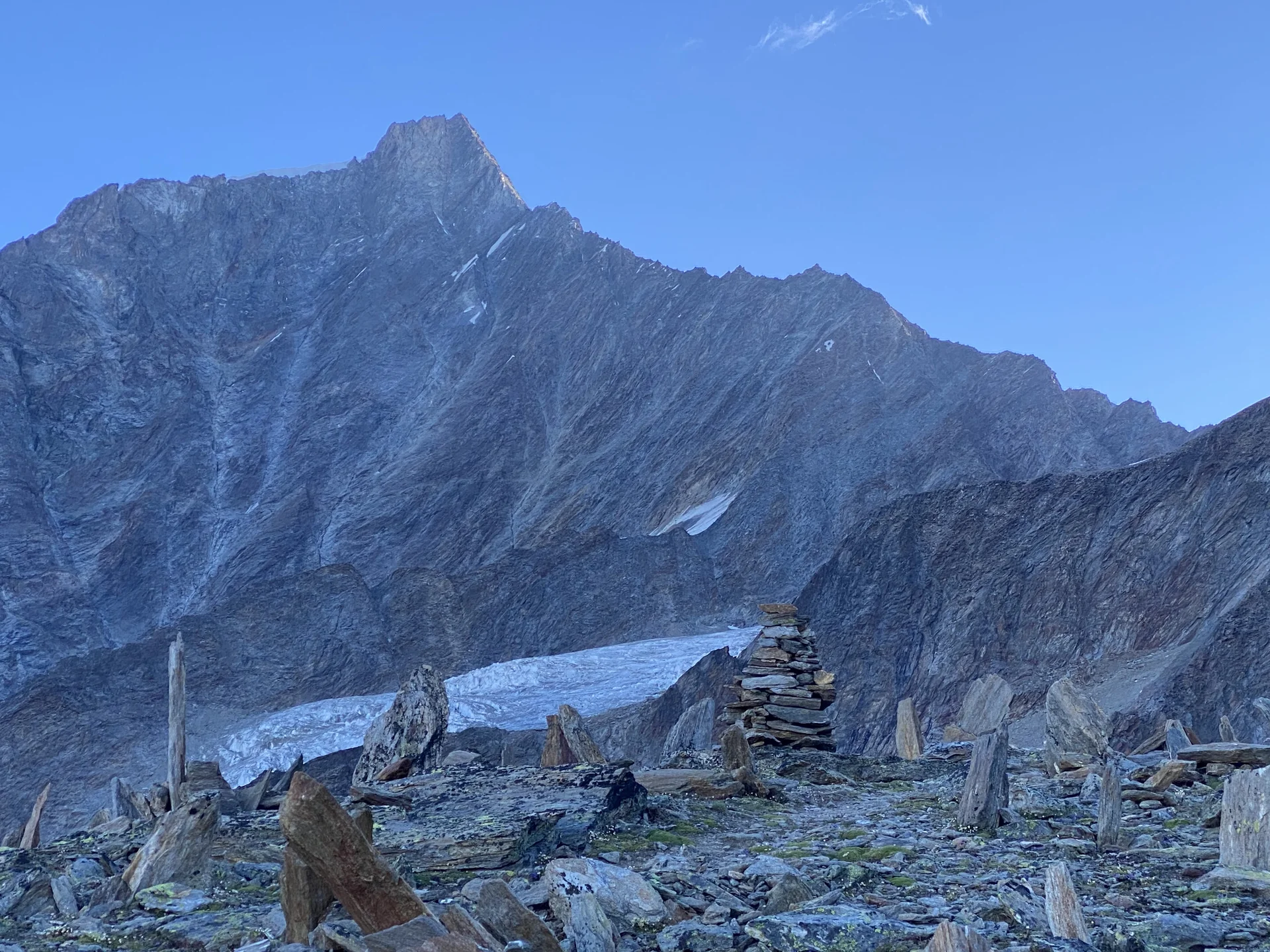 Täschhorn SSE-Grat mit vorgelagertem Alphubel-Westausläufer | © DAV Koblenz