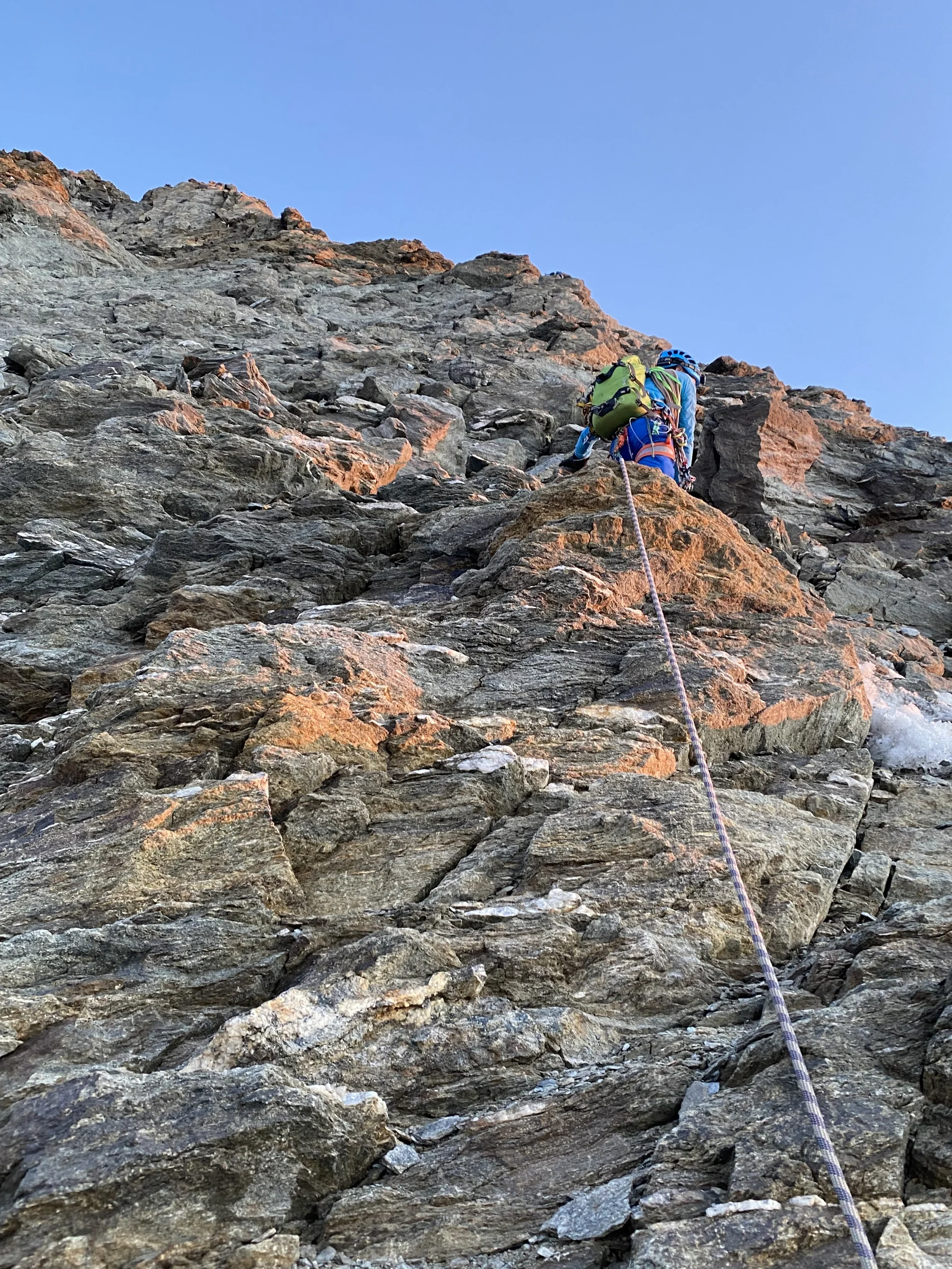 Gipfelaufbau Täschhorn | © DAV Koblenz