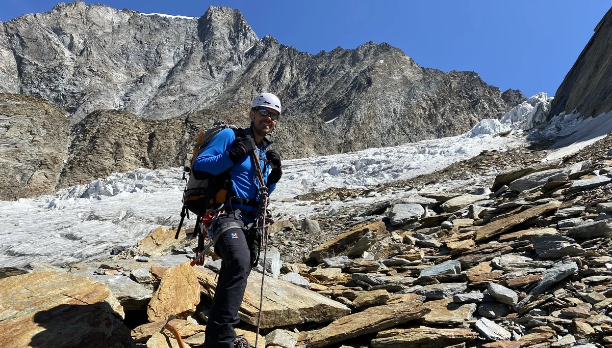Alex mit Blick auf Weigartengletscher | © DAV Koblenz