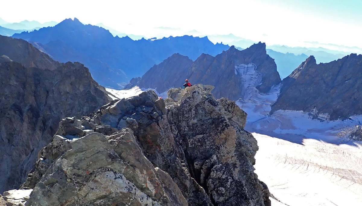 Auf dem Gipfel der Roche Faurio (3.780m) | © DAV Koblenz | Hulley