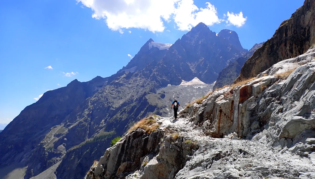Traumhafte Kulisse im Abstieg | © DAV Koblenz | Hulley