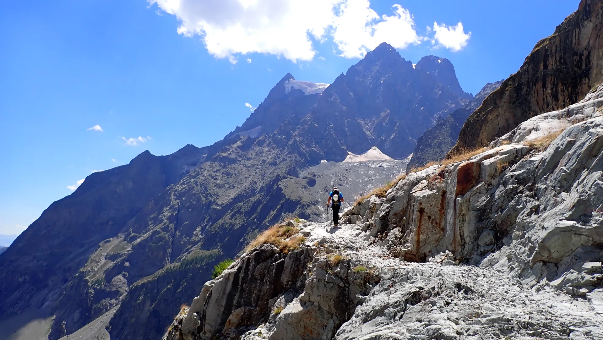 Traumhafte Kulisse im Abstieg | © DAV Koblenz | Hulley