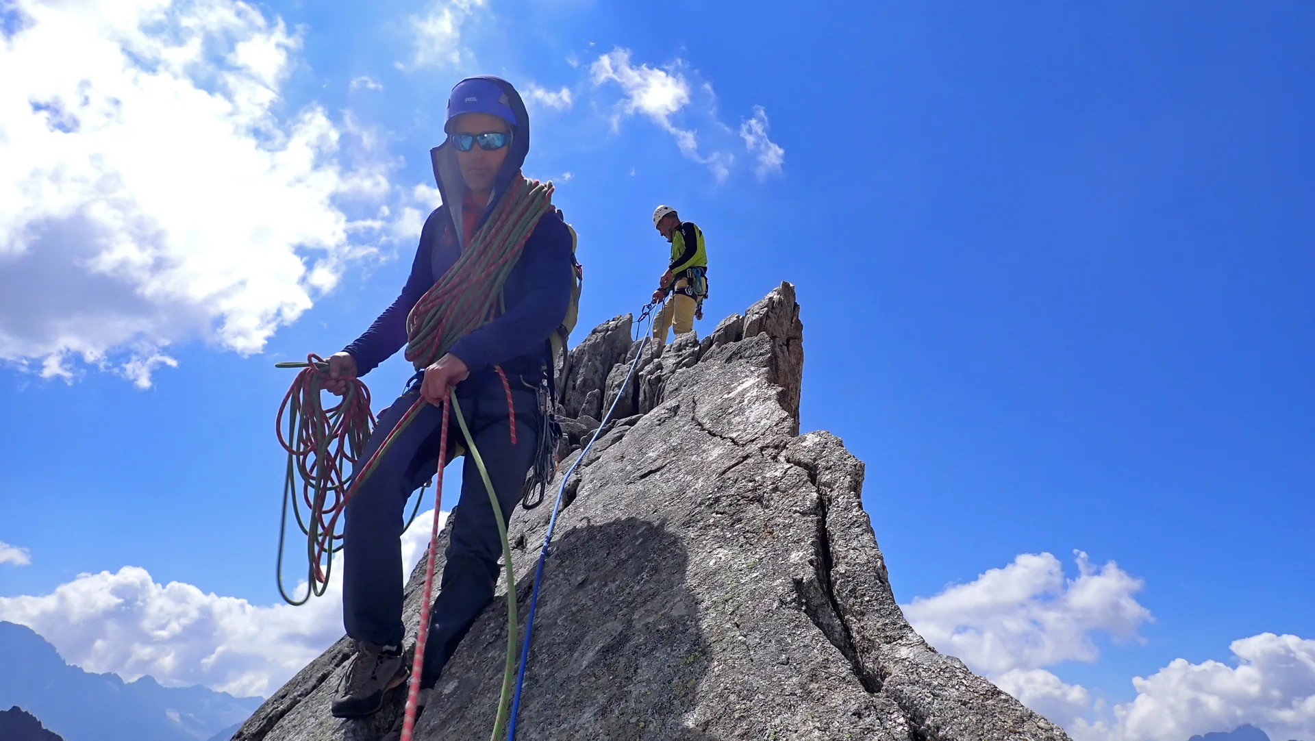 Am Gipfel der Aiguille Dibona (3.130m) | © DAV Koblenz | Hulley