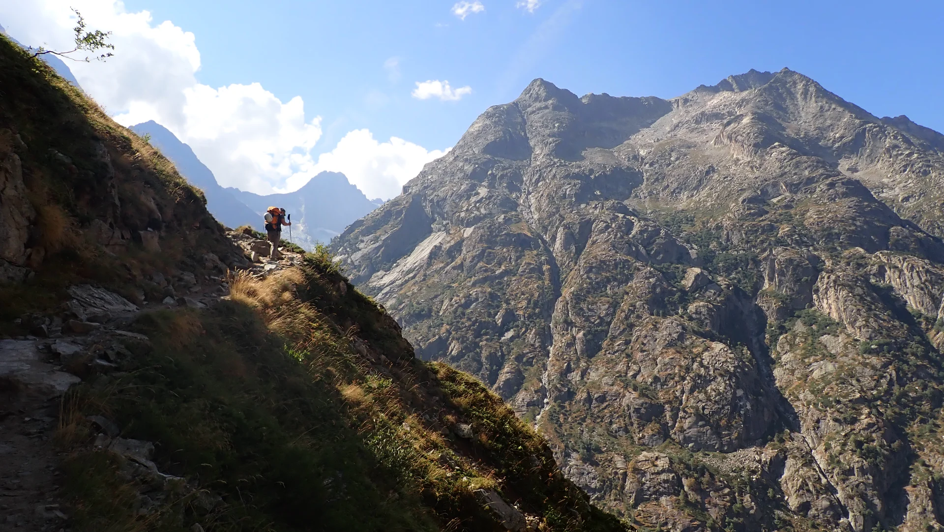 Einsamkeit und wilde Bergwelt beim Abstieg ins Vallee Veneon | © DAV Koblenz | Hulley