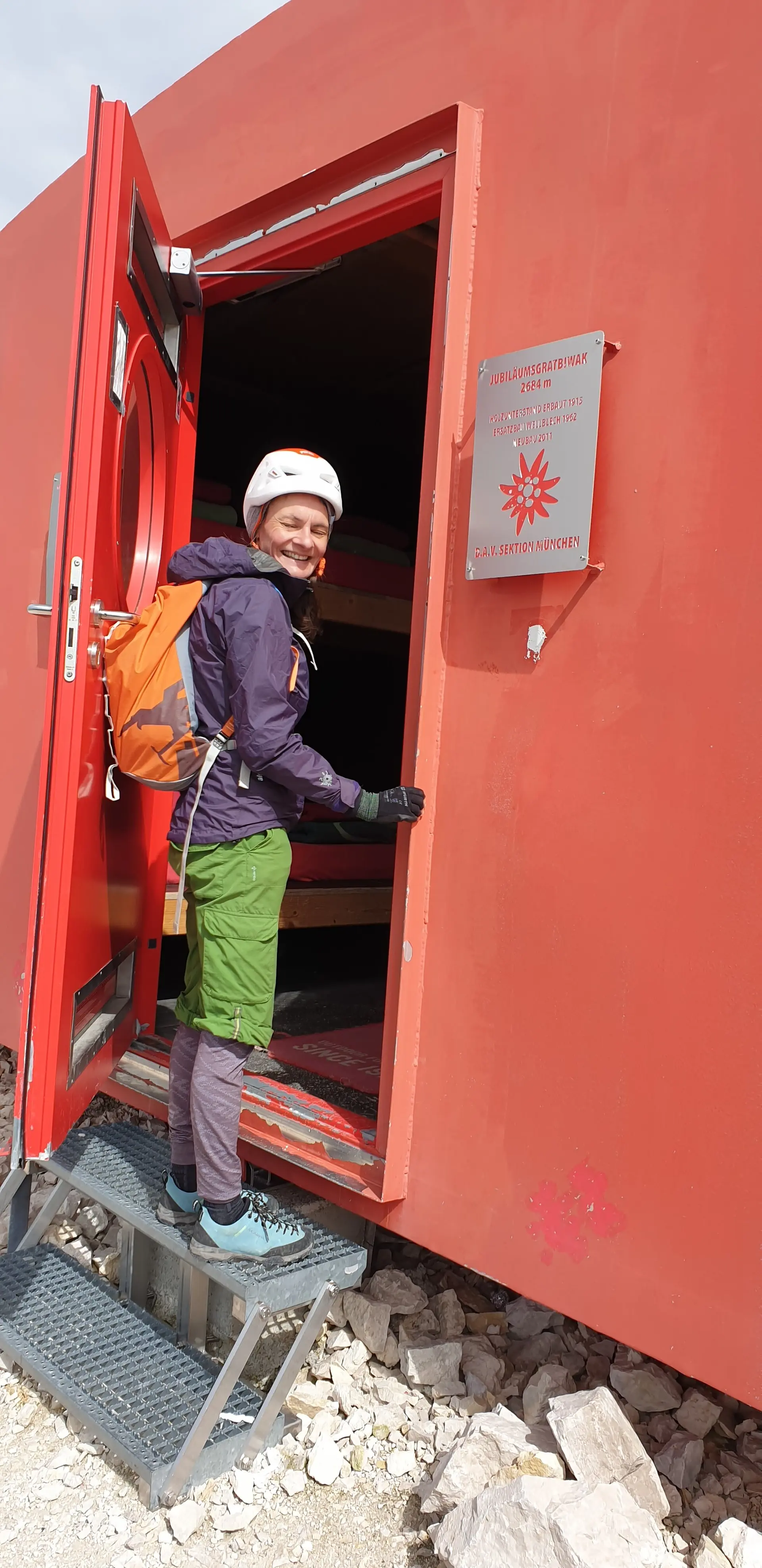 Biwakschachtel auf dem Jubliläumsgrat | © Holger Koch