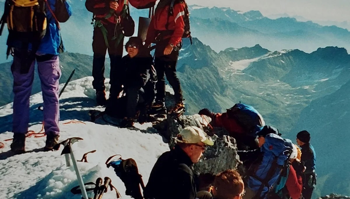 Gerd, Peter F., Heinz und Peter M. am Gipfel des Ortler | © DAV Koblenz