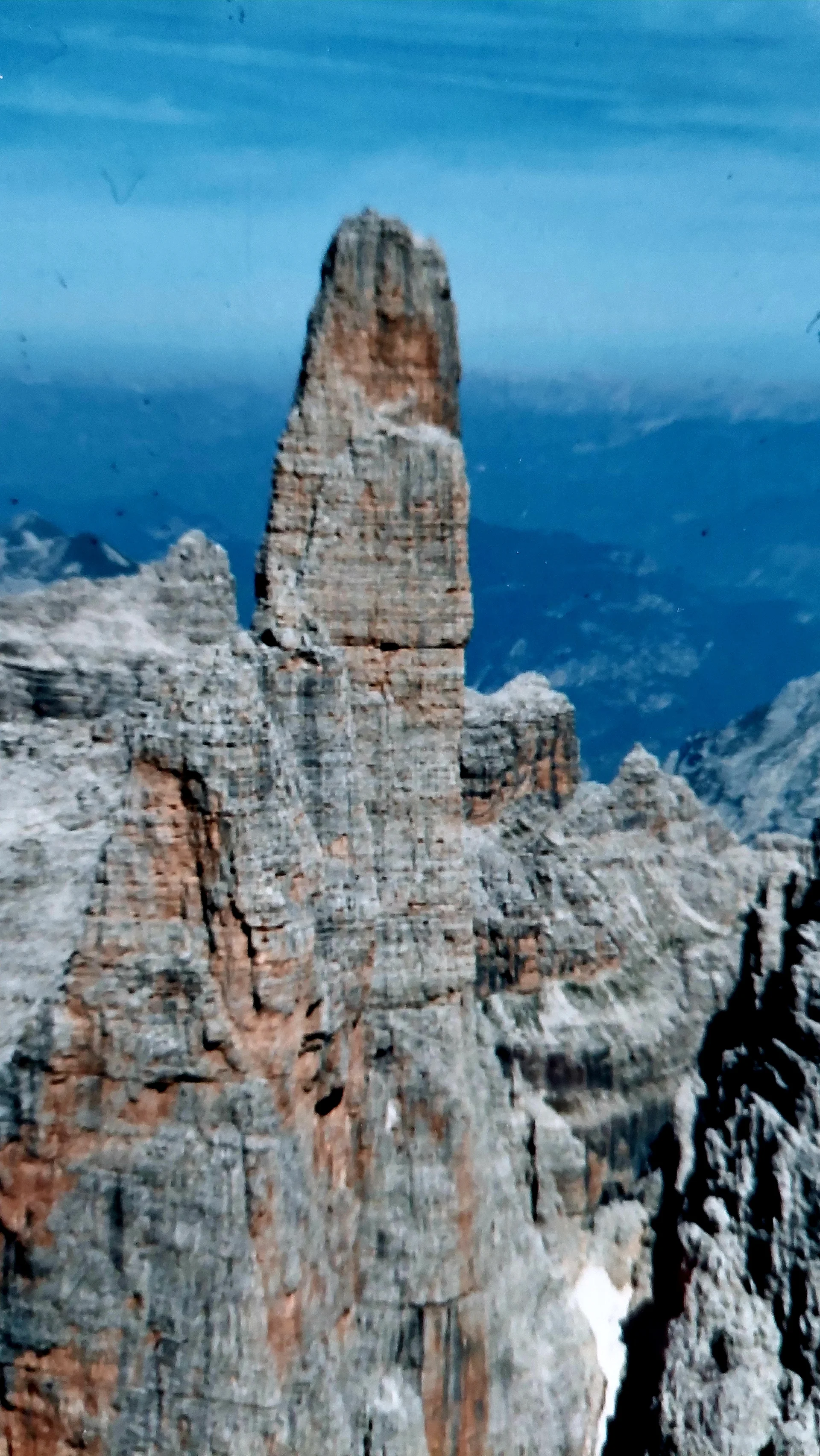 Der Campanile Basso (Guglia di Brenta), Ansicht von der Cima Margherita | © DAV Koblenz