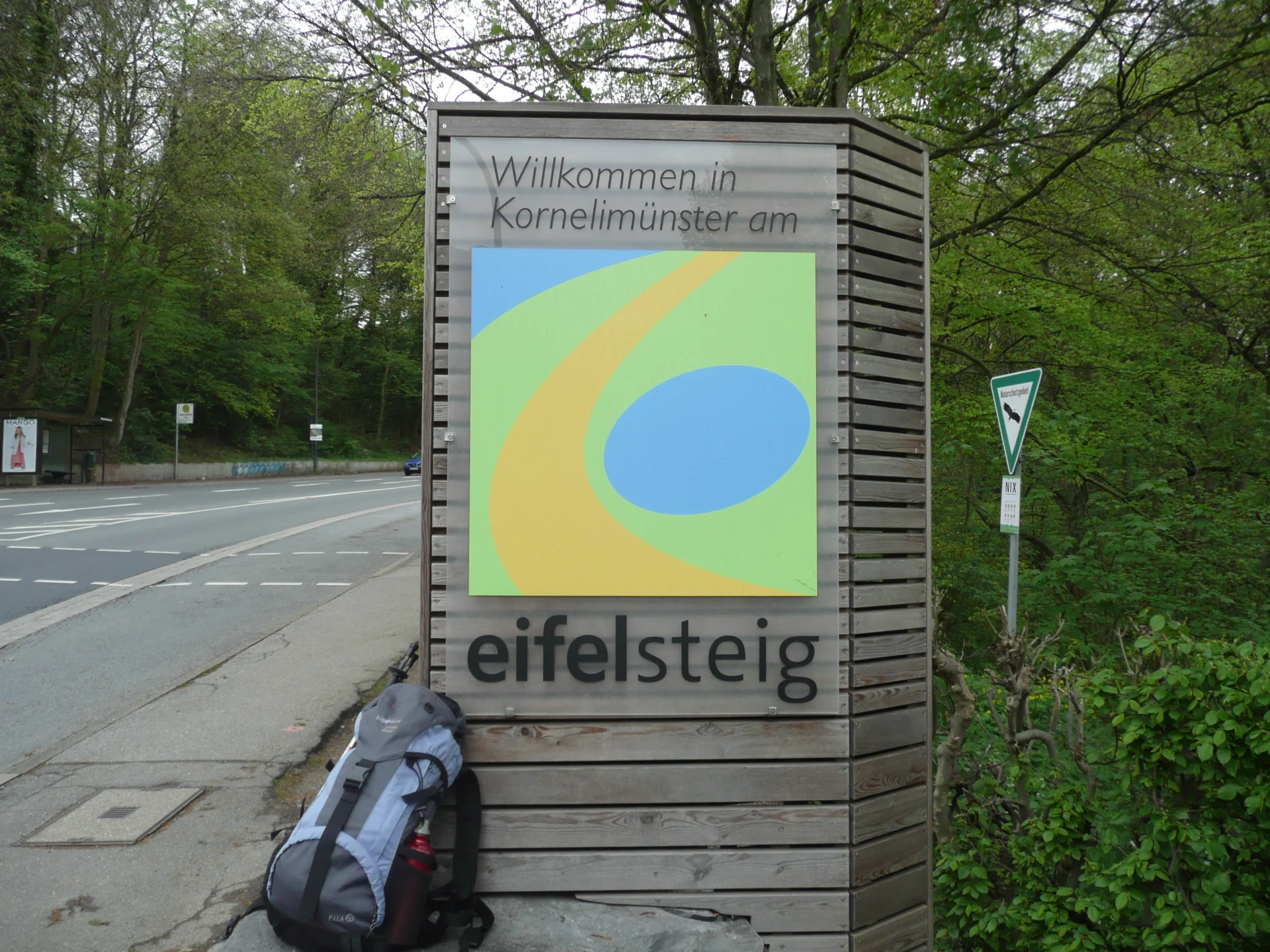 Offizieller Beginn des Eifelsteigs in Kornenlimünster | © DAV Koblenz