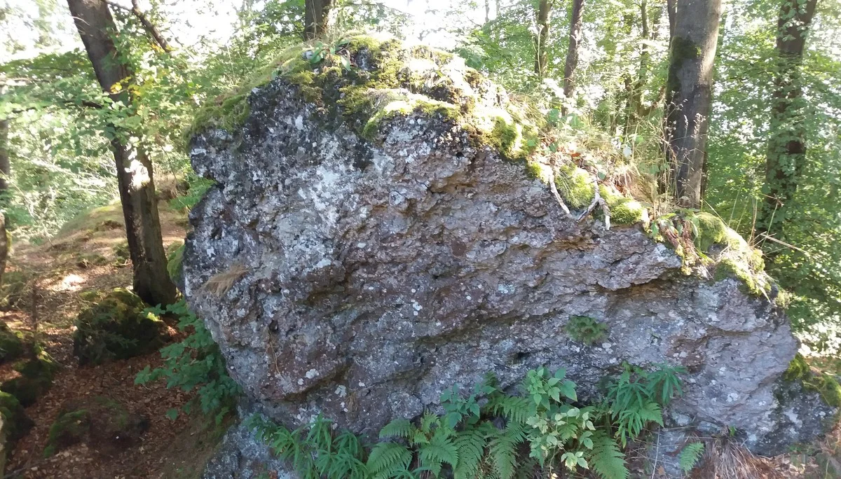 Der Gipfelfelsen vom Ernstberg (699 m) | © DAV Koblenz