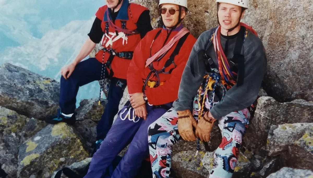 Am Gipfel des Salbitschijen (v. l.) Werner, Heino und Martin | © DAV Koblenz