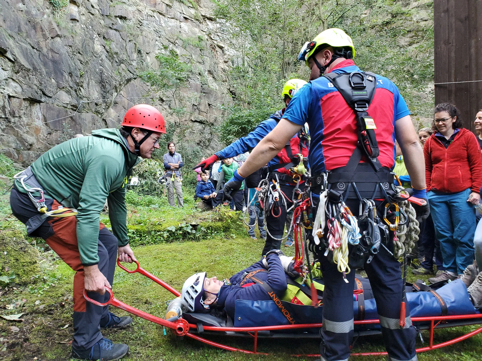 Übung Bergwacht | © Uwe Henning