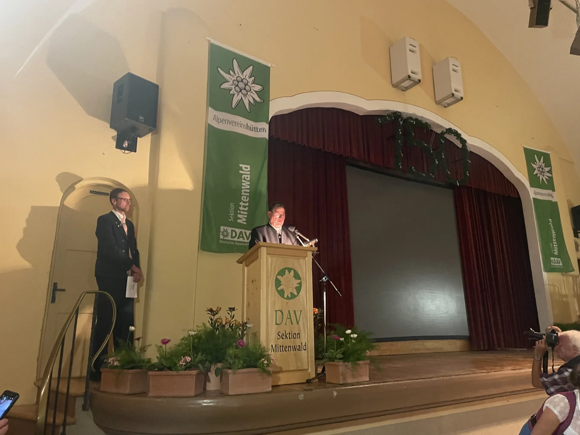 Norberts Grußwort an unsere Mittenwalder Freund*innen | © DAV Koblenz