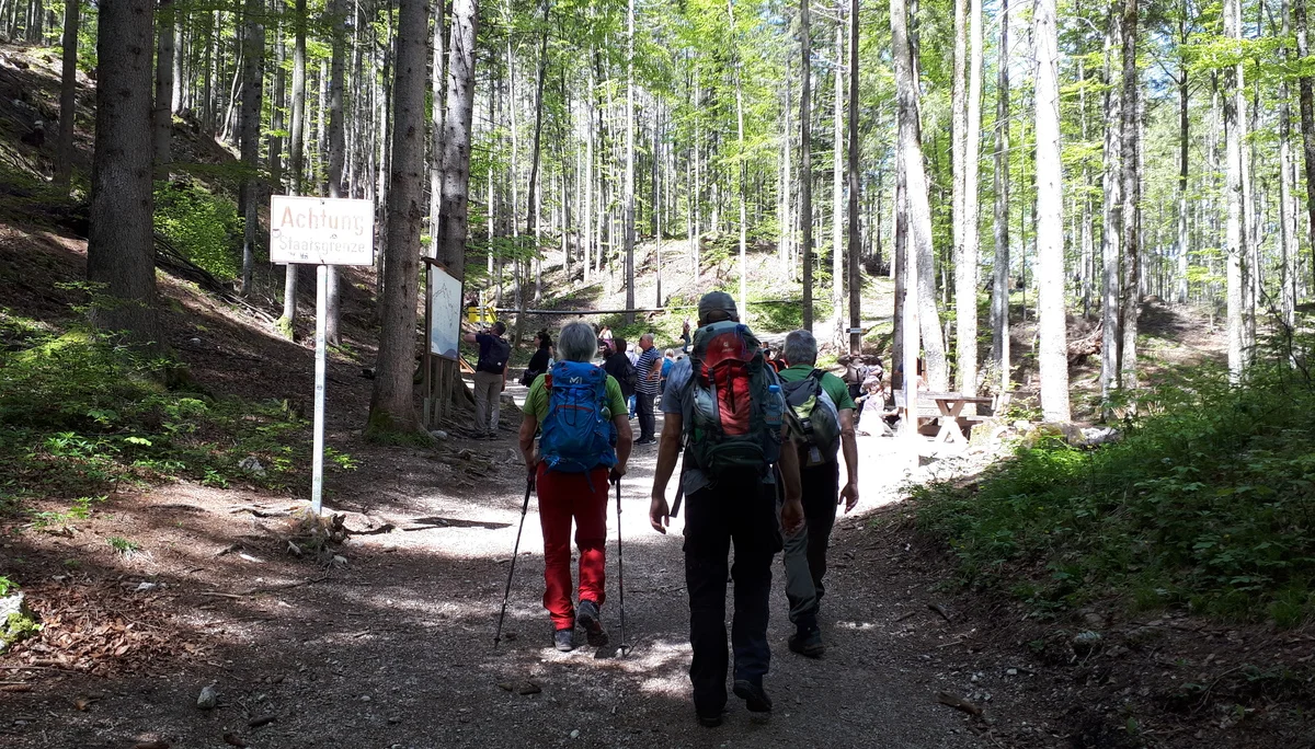 Staatsgrenze an der Geisterklamm | © DAV Koblenz
