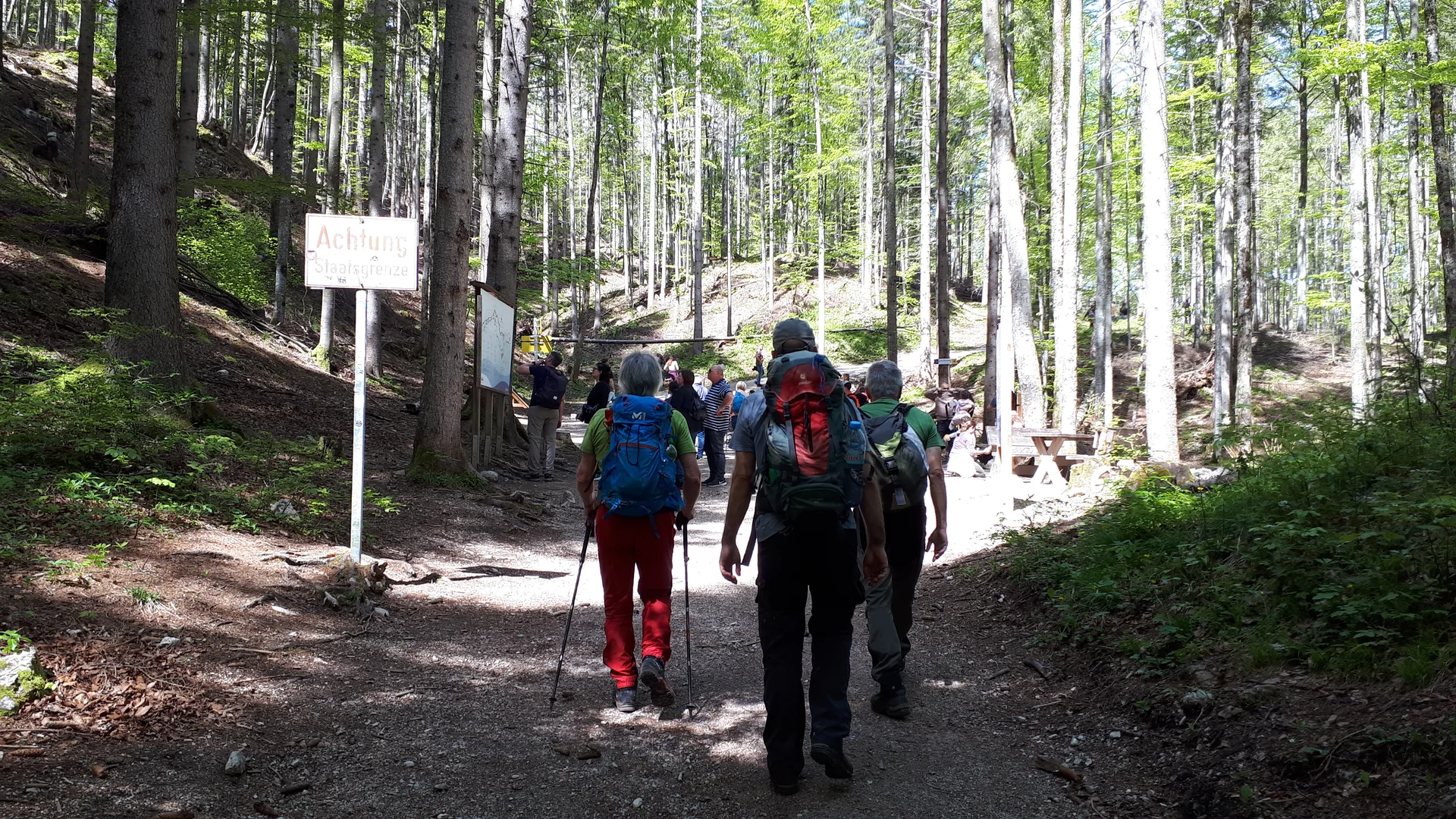 Staatsgrenze an der Geisterklamm | © DAV Koblenz