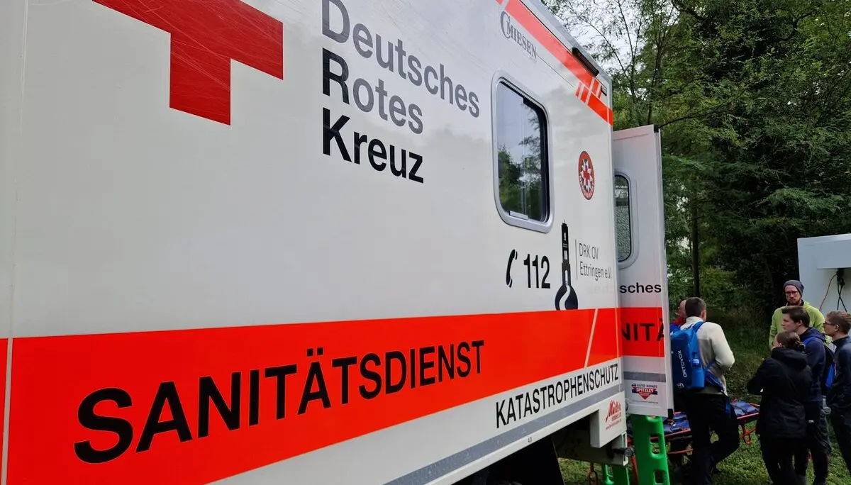 Bergwacht des DRK Ettringen war auch vor Ort | © Uwe Henning