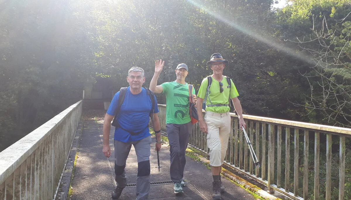 Die drei von der Brücke | © DAV Koblenz