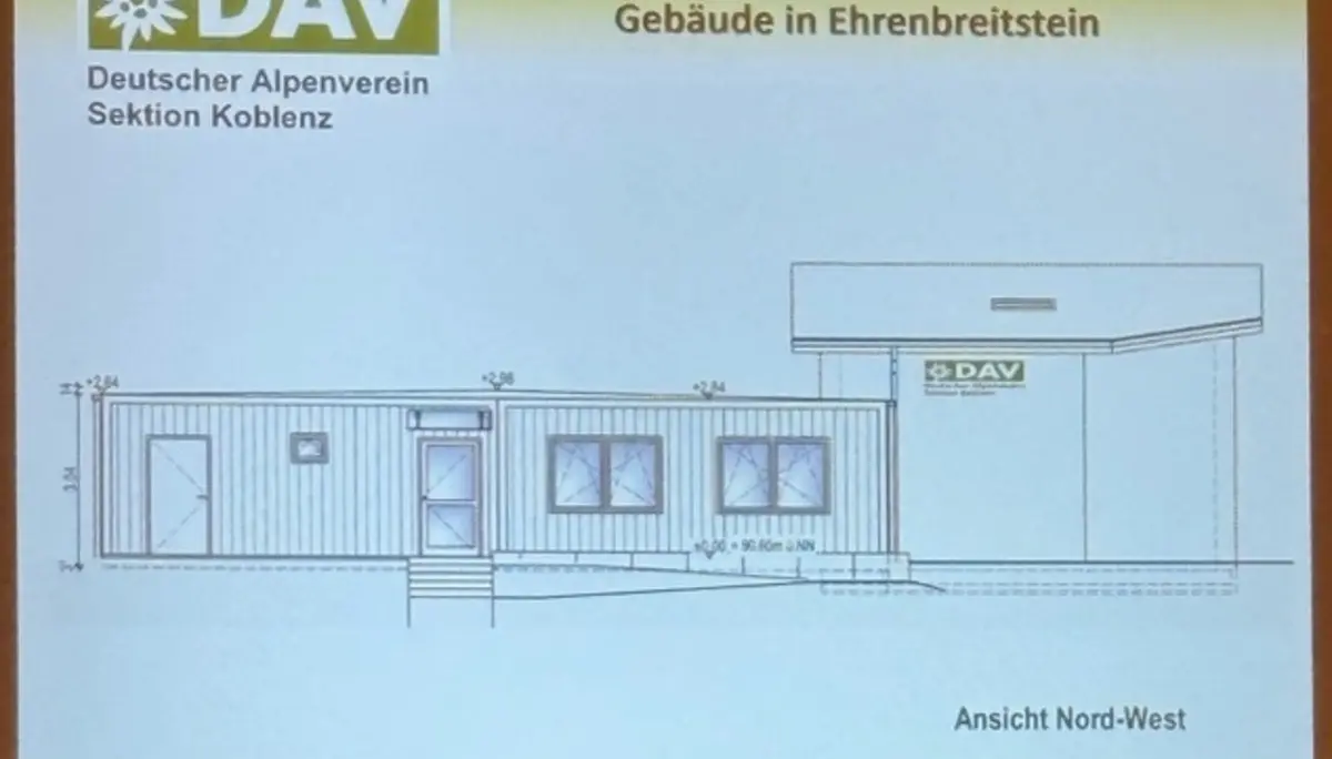 Grafik Neubau Koblenzer Hütte | © DAV Koblenz